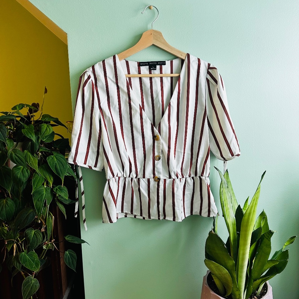 Boutique Peplum Blouse